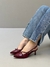 Scarpin Milão Cherry Salto Kitten Slingback - comprar online