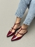 Sapatilha Slingback London Cherry