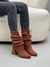 Bota Emma Marrom Tricot - comprar online