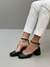 Scarpin Slingback Oprah Preto - comprar online