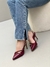 Scarpin Slingback Milão Cherry