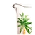 JARRA CRISTAL DE CHUMBO PALM TREE HAND 1,2L WOLFF na internet