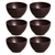 JOGO 6 BOWLS COUP STONEWARE OAK MARROM PORTO BRASIL - comprar online