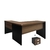 Mesa de escritório em L cor Nature/Preto (Mesa reta 170 cm + Mesa auxiliar) 0,73×1,70×0,70 c/ 02 gaveta