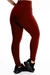 Calça Detalhe Cós Vermelho Legging Lisa | REF: LX314 - comprar online