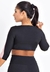 Cropped Fitness Preto com Rosê Feminino | REF: LX151 na internet