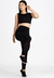 Feminino Preto Transparencia Conjunto Fitness | REF: LX158 - comprar online