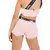 Short Fitness Cintura Alta Rose com Elástico Racy REF: CLGA3 - comprar online