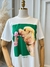 T-shirt Básica Estonada Ice Dog Verde Petit Rosè - G - comprar online