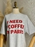 T-shirt Color Coffee Paris Petit Rosè - Petit Rose