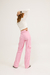 Calça Jeans Feminina Cargo Naomi Petit Rose - Petit Rose