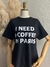 T-shirt Color Coffee Paris Petit Rosè