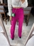 Calça Wide Leg Molly Petit Rose - Rosa Chiclete - M - comprar online