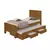 Cama Solteiro Athenas Plus com cama auxiliar 2 gavetas - variadas cores - comprar online