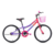 Bicicleta Infantil / Juvenil Bixy com Cesta - Rosa pérola / Roxo - comprar online