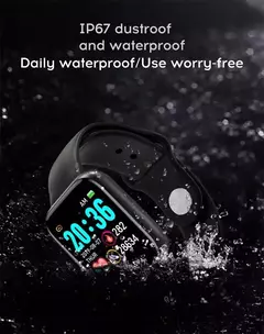 Imagem do Smartwatch D20 Pro Y68, Smartwatch Bluetooth, Resistente à Pressão Arterial