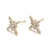 Aretes estrella polar chapa de oro 18K COD AB15004 - comprar en línea