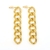 Aretes cadena chapa de oro 18k COD AB15005 - comprar en línea