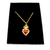 Collar sagrado corazón 18K y zirconias 18K11052 - comprar en línea