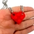 Set 2 collares corazón bloques rojo LOV22001 - comprar en línea