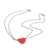 Set 2 collares corazón bloques rojo LOV22001 - tienda en línea