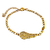 Pulsera ala con zirconias chapa 18K 18K11055 - comprar en línea