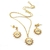 Hermoso Set De Collar Y Aretes Sol Con Ojo Joyería Fina COD D8-MD0D-4BST en internet