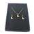 Hermoso Set De Collar Y Aretes Luna 18H Joyería Fina COD DQ-KTU4-PVNB - comprar en línea