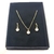 Set Collar Chapa Y Zirconias Con Aretes COD AV-Y4SM-K397 en internet