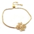 Pulsera Trébol De 4 Hojas Prosperidad Chapa 18k COD J5-D1UL-TTOR - tienda en línea