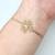 Imagen de Pulsera Trébol De 4 Hojas Prosperidad Chapa 18k COD J5-D1UL-TTOR