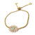 Pulsera ojo con cristales COD 6A-QDCM-YJDS - creacionesmx