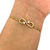 Pulsera infinito con zirconia 18K COD ML-2MWM-DA15