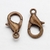 100 Broches Perico Ballena Bronce 12x6mm