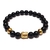 Pulsera De Turmalina Natural Con Buda COD 1055