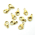 20 Broches Perico 13 mm De Acero Inoxidable Dorado COD K2021