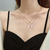 Set 2 collares mariposa LOV22002 - creacionesmx