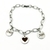 Pulsera Acero Inoxidable Con 3 Dijes Personalizables PP45003 en internet