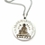 Collar Buda Medicina De Acero Inoxidable COD 1041