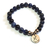 Pulsera De Sodalita Con Dije Símbolo Arcángel San Miguel COD 1045 - comprar en línea