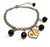 Pulsera Con Símbolos Reiki De Acero Y Turmalina 1052 - comprar en línea