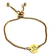 Pulsera De Acero Ajustable Con Símbolo Om Dorado 1099 - comprar en línea