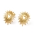 Aretes corazón chapa 18k AA14013