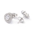 Aretes corazón de cristal acero AA14024 - comprar en línea