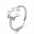 Anillo Estrella de David acero inoxidable talla 6 AA51004