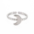 Anillo luna plateado acero inoxidable talla 7 AA51005 - comprar en línea