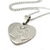 Collar Corazón Con Ángel De Acero Inoxidable COD JI-6JLO-3SN4 - comprar en línea