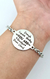 Pulsera You Are Enough Brave Beautiful Acero Inoxidable COD WX-5UAK-XTH1 - creacionesmx