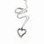 Hermoso Collar Corazón Texturizado Amor Amistad Acero Inox COD ILOVE3316 - creacionesmx