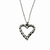 Hermoso Collar Corazón Texturizado Amor Amistad Acero Inox COD ILOVE3316 - tienda en línea